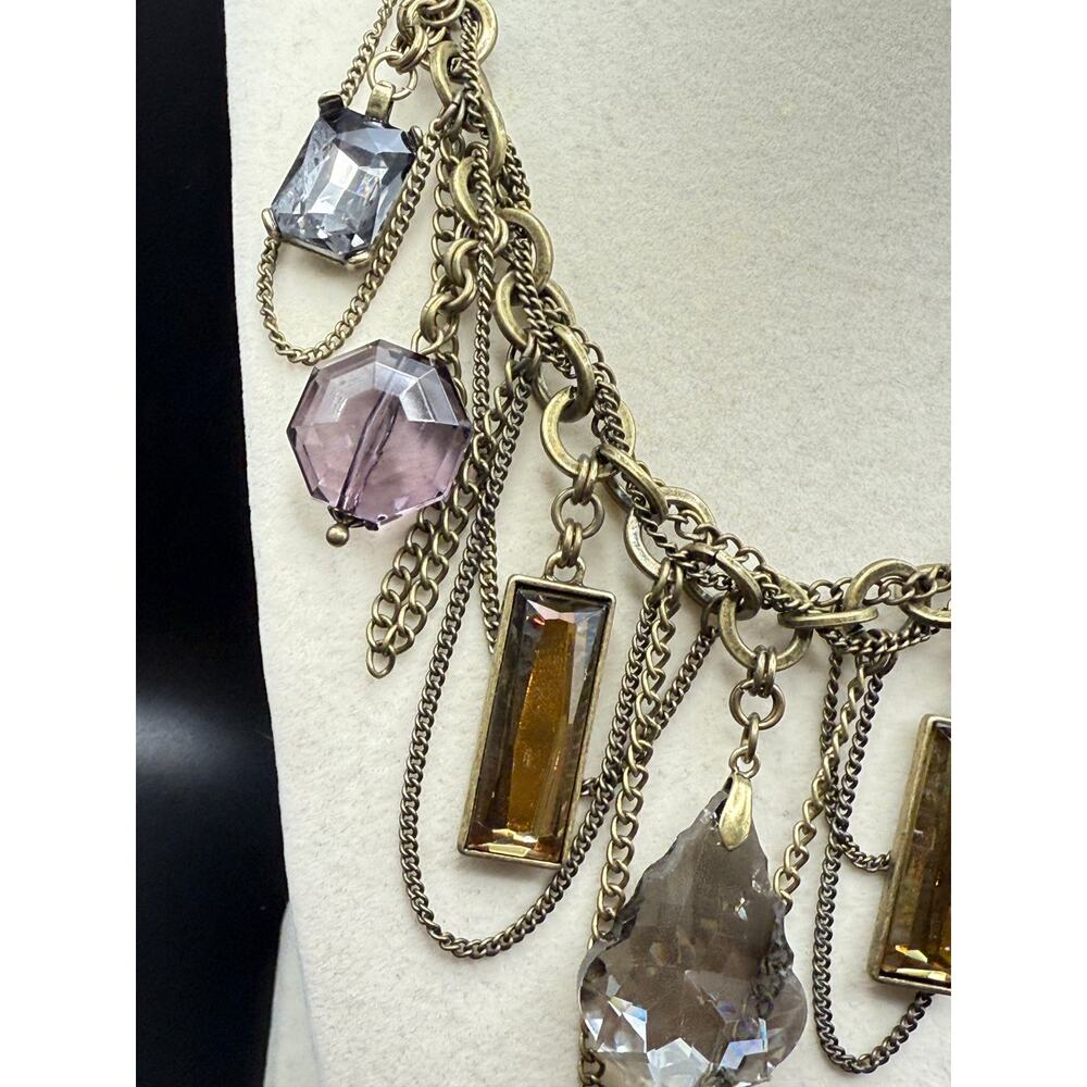 Premier Designs Swag Chains Statement Necklace An… - image 3